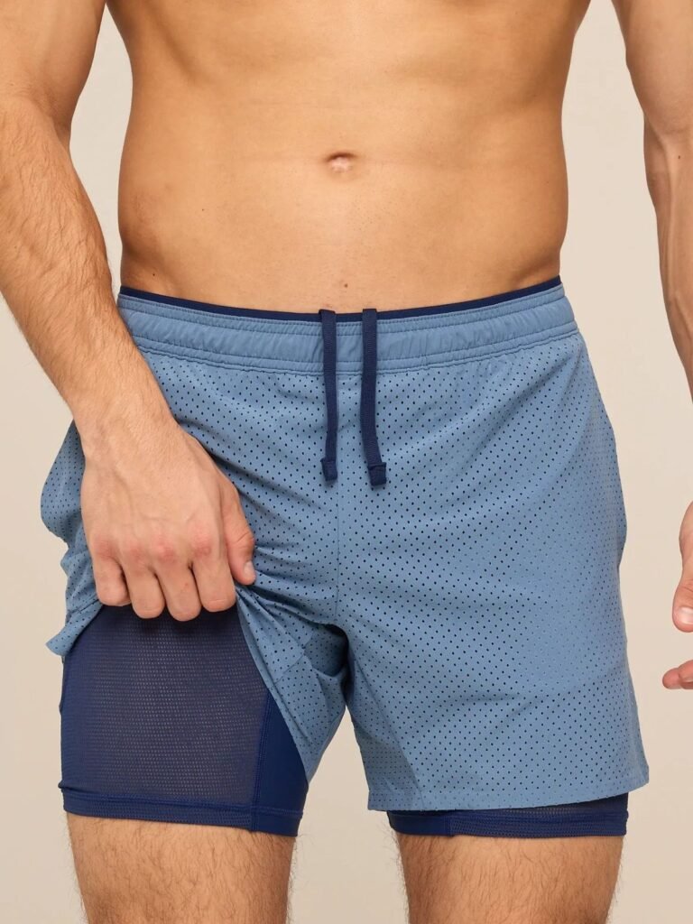 Mesh Shorts With Liner