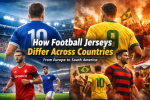 Football jerseys across continents
