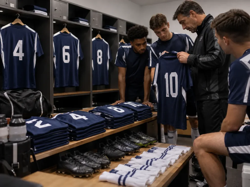 Custom Football Jersey Team Sizing