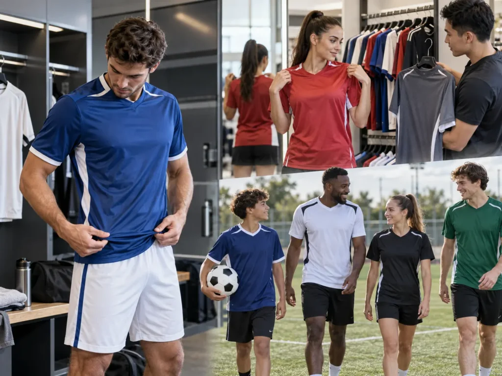 Football Jersey Size Guide for Men, Women and Youth Players