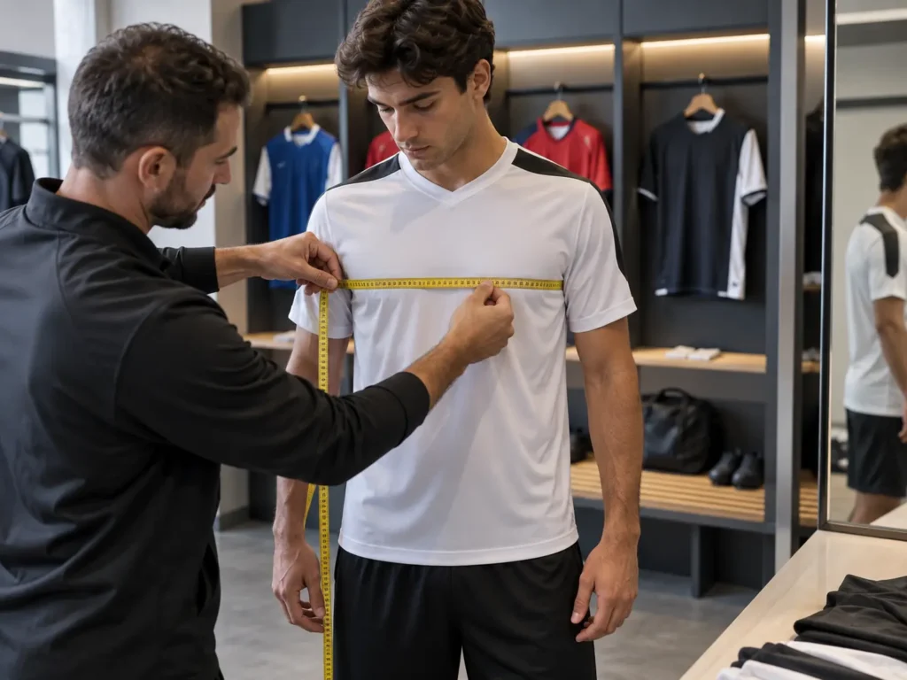 Measure Your Chest for the Right Football Jersey Size